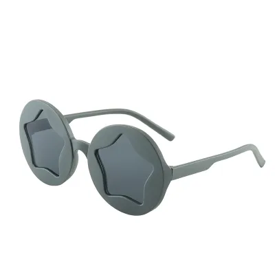 Kids Unisex Fashion Casual Cute Star Frame Sunglasses PC Material Strong