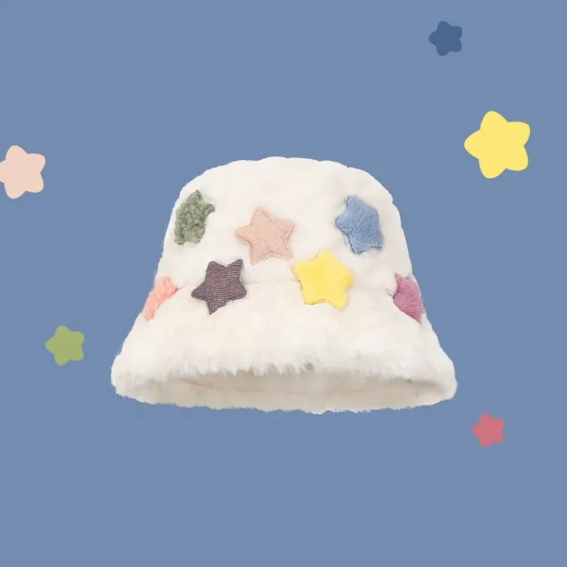 Women Fashion Plush Bucket Hat - Fresh Sweet Dome
