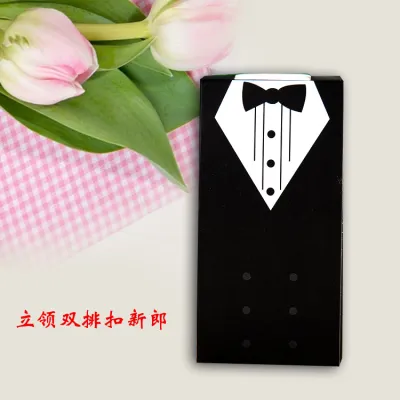 Creative European Style Wedding Candy Packaging Box Heart Shape for Party
