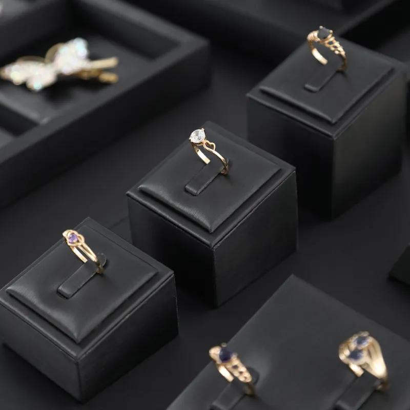 Women Simple Ring Earrings Jewelry Storage Display Tray