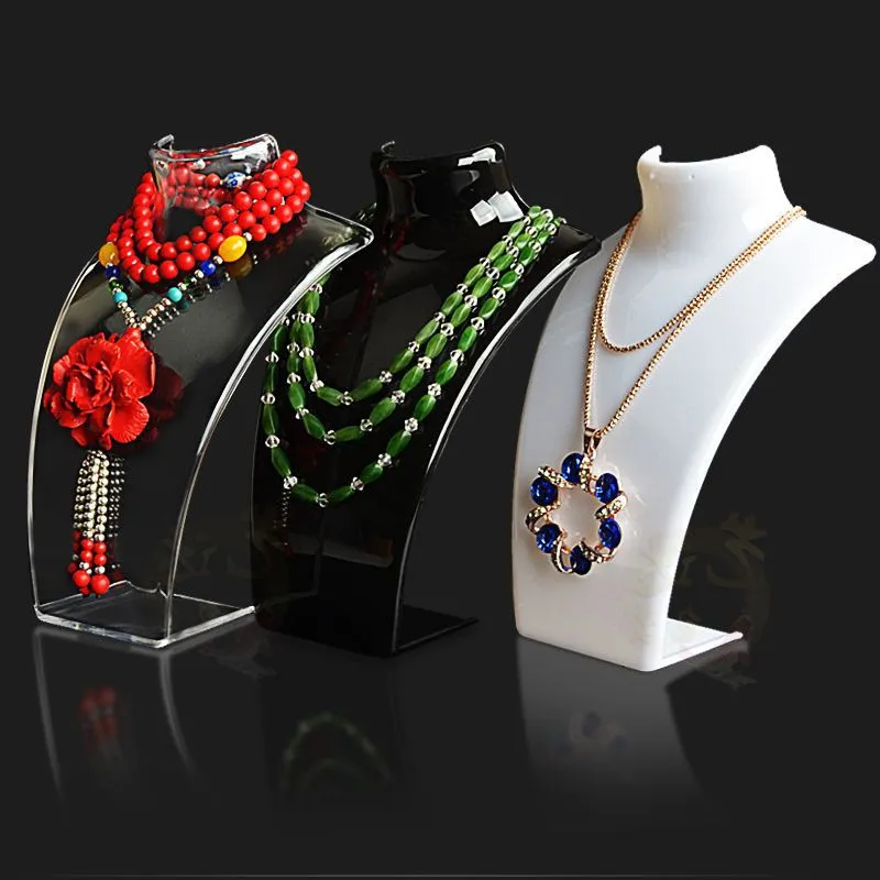 Women Creative Plastic Necklace Jewelry Display Tray