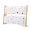 17-Digit Necklace Rack White Leather
