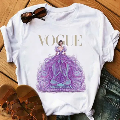 Women Fashion Printed Short Sleeve T-Shirt