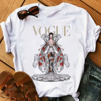 Women Fashion Printed Short Sleeve T-Shirt