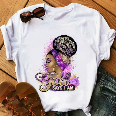 Women's Modal Blend Printed T-Shirt - Royal Sister Style Loose Fit Short Sleeve