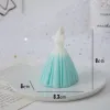 Lake Green Contrast Wedding Dress