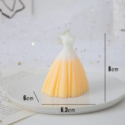 Creative Wedding Dress Aromatherapy Candle Accompanying Gift