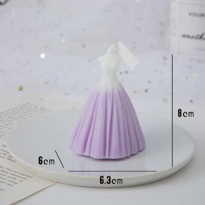 Creative Wedding Dress Aromatherapy Candle Accompanying Gift