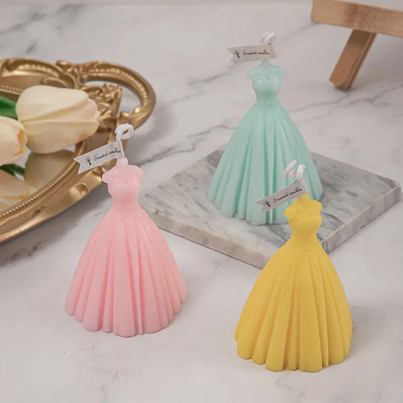 Creative Wedding Dress Aromatherapy Candle Accompanying Gift