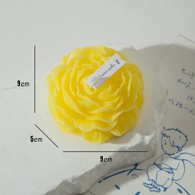 Creative Simple Peony Aromatherapy Candle for Wedding Ceremony