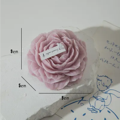 Creative Simple Peony Aromatherapy Candle for Wedding Ceremony