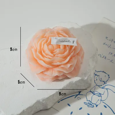 Creative Simple Peony Aromatherapy Candle for Wedding Ceremony