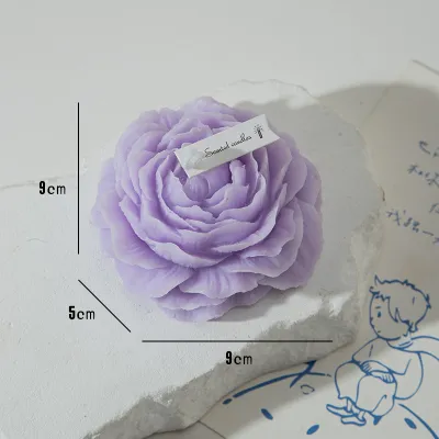 Creative Simple Peony Aromatherapy Candle for Wedding Ceremony
