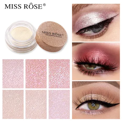 18 Color Pearlescent Rose Gold Eyeshadow