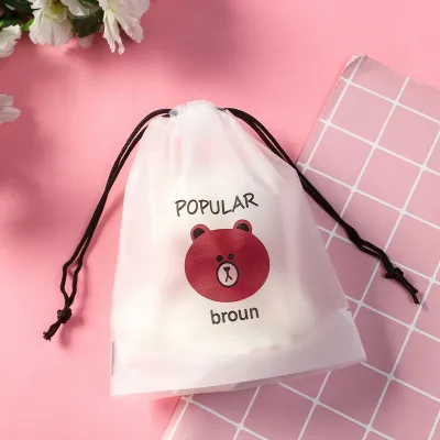 Creative Bear Shaped Coral Fleece Towel Gift Bag for Wedding Party