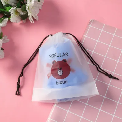 Creative Bear Shaped Coral Fleece Towel Gift Bag for Wedding Party