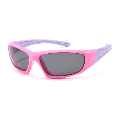 Kids Unisex Fashion Casual Cute Colorblock Mirror Frame Sunglasses