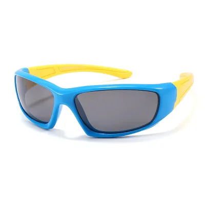 Kids Unisex Fashion Casual Cute Colorblock Mirror Frame Sunglasses
