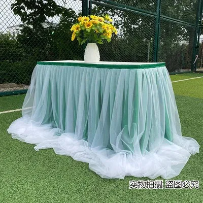 Creative Wedding Dessert Table Lace Tablecloth Rectangle for Party Decoration