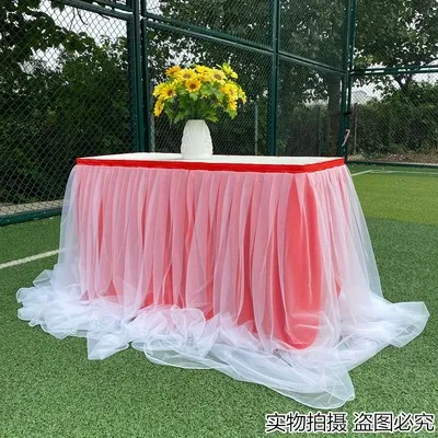 Creative Wedding Dessert Table Lace Tablecloth Rectangle for Party Decoration