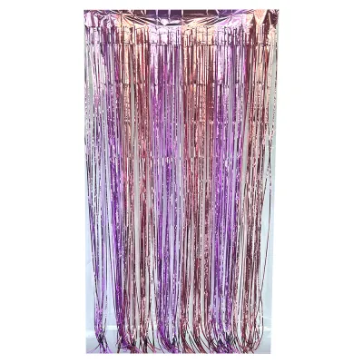 Party Decorative Multicolor PET Ribbon Door Curtain