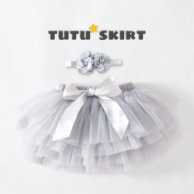 Kids Toddler Girls Casual Cute Bow Multicolor Mesh Tutu Princess Skirt