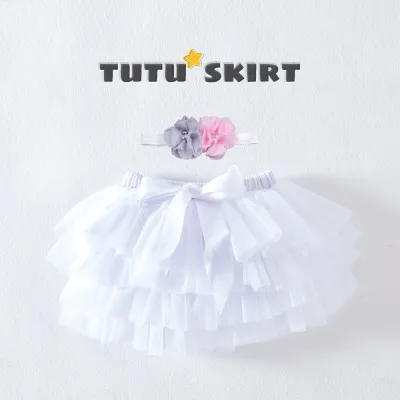 Kids Toddler Girls Casual Cute Bow Multicolor Mesh Tutu Princess Skirt