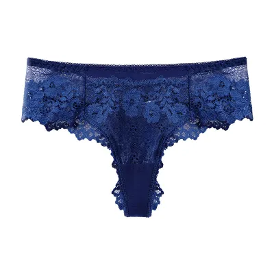 Women Sexy Lace Transparent Hollowed-Out Seamless Panties