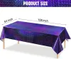 Purple Aluminum Film Tablecloth 137*274
