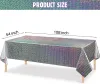 Silver Aluminum Film Tablecloth 137*274