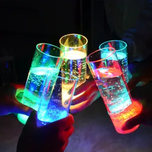 LED Luminous Creative Gift Party Cup 400ML PS Plastic