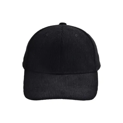 Unisex Kids Corduroy Baseball Cap Adjustable Outdoor Solid Color Dome Hat for 2-6 Years