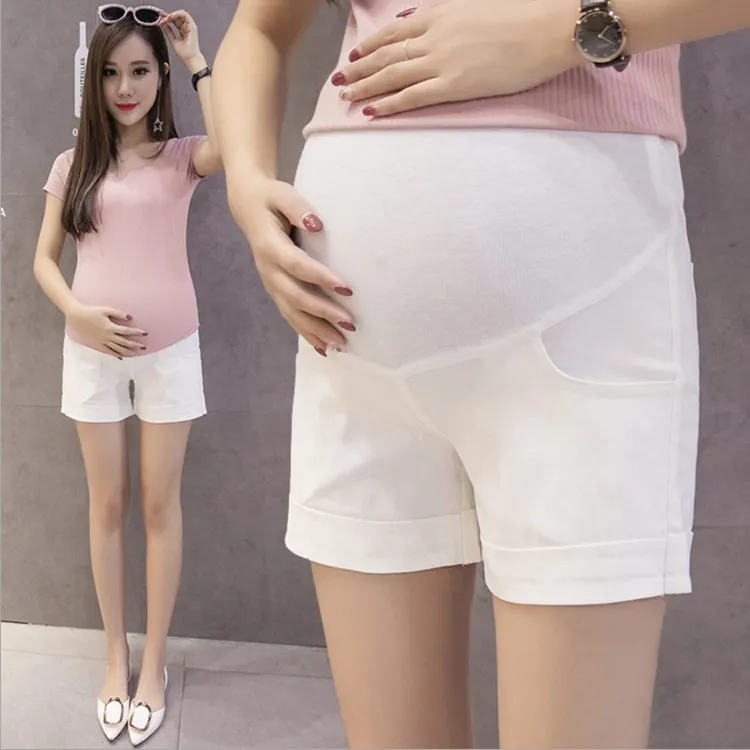 Summer Fashion Stretch Belly Maternity Shorts