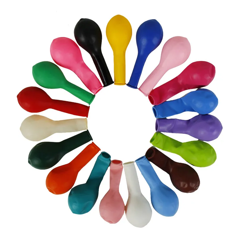 10 Inch 1.5G Matte Emulsion Gel Balloon Wedding Birthday Party Decoration