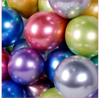 10Inches 1.8G Wedding Party Decorative Metallic Thickened Balloon