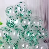 12 Inch Sequin Green (50/Bag)