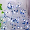 12 Inch Sequin Blue (50/Bag)