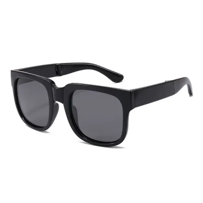 Kids Unisex Fashion Casual Cute Square Frame Folding Sunglasses