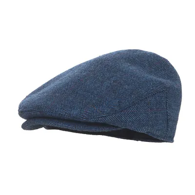 Kids Boys Girls Autumn Winter Casual British Style Beret Peaked Cap Wool