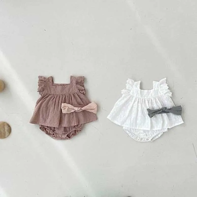 Kids Baby Girls Casual Cute Solid Color Sleeveless Square Neck Top Shorts Set