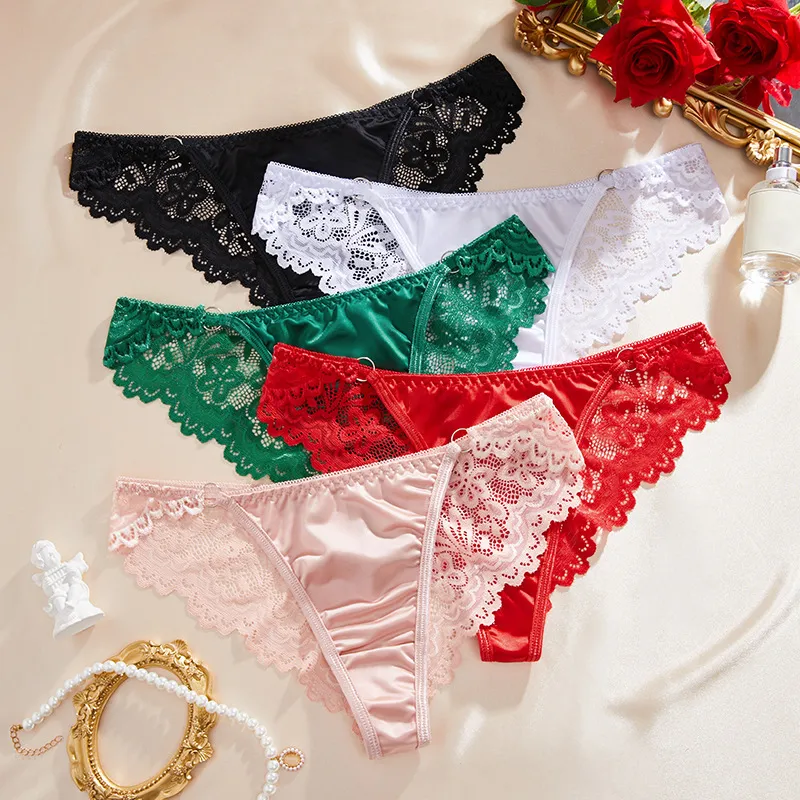 Women Sexy Lace Hollow Panties Low Waist