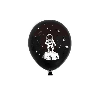 Creative Astronaut Space Rocket Latex Balloon Baby Theme Party Decoration