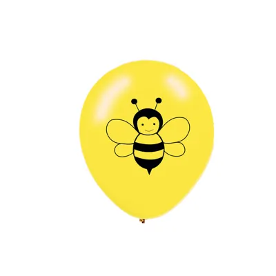 12 Inch Cartoon Bee Latex Balloon Birthday Theme Party Decoration