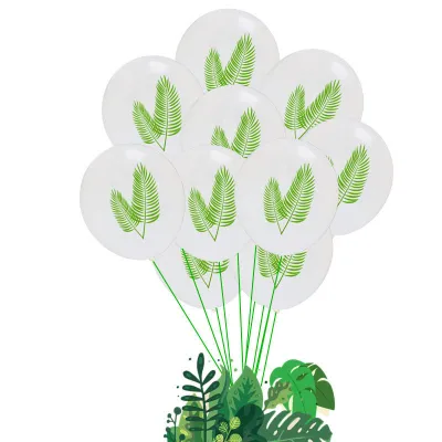 12 Inch Flamingo Tortoise Leaf Pineapple Watermelon Latex Balloon Hawaiian Theme Party Decoration 100-Bag