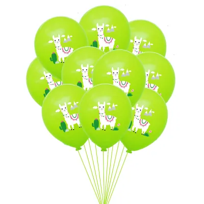 12 Inch Cartoon Alpaca Latex Balloon Children'S Birthday Party Decoration 100-Bag