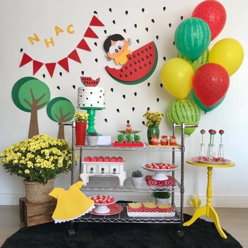 Hawaii Theme Party Decoration 12 Inch Watermelon Latex Balloons 10-Bag
