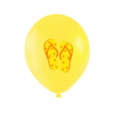 Creative 12 Inch Summer Ice Cream Leaves Glasses Printed Latex Balloon Hawaiian Theme Party Decoration 100-Bag