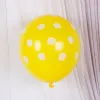 12 Inch Yellow White Dot (100/Bag)