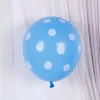 12 Inch Lt.Blue White Dot (100/Bag)