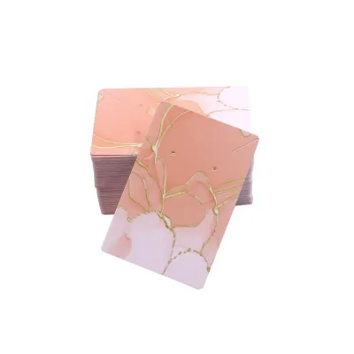 Earrings Necklace Display Cardboard Card Diy Handmade Packaging Paper Card
